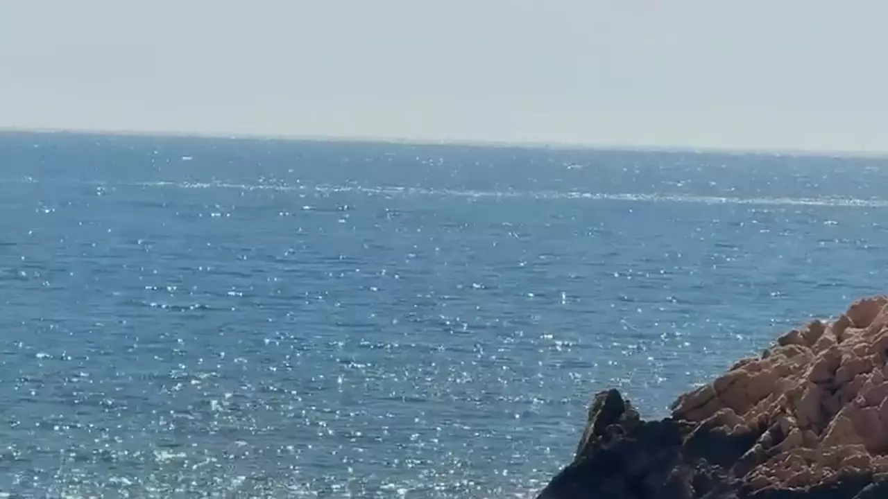 La mer depuis les rochers de Callelongue